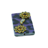 Acrylic Kundan Beads For Jewellery Making (3 Random Designs, 2 Pieces Each) (#Ot1)