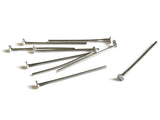 Iron Head Pins 30x0.7mm Silver Color (25 Grams, 200+ Pins) For Jewellery Making Crafts