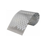 Plastic Foil Stickers 10x5 MM Oval (1 Sheet, 750+ Pieces) Silver Color For Packing Coding Identification Markers