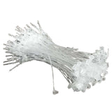 Plastic Price Tags (1 Pack, 500 Pieces) 3 Inch Transparent Color Loops Snap Locks Tying Fastener Hooks Ties Pins