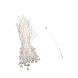 Plastic Price Tags (1 Pack, 500 Pieces) 3 Inch Transparent Color Loops Snap Locks Tying Fastener Hooks Ties Pins