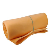Flexible PU Sheets LD 10 MM Thick (1 Roll, 6x3 Feet / 180x90 CM) Peach Orange For Packing DIY Crafts Arts Hobby