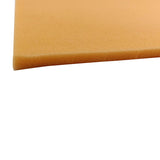 Flexible PU Sheets LD 10 MM Thick (1 Roll, 6x3 Feet / 180x90 CM) Peach Orange For Packing DIY Crafts Arts Hobby