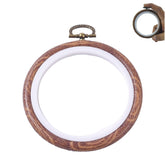Acrylic Plastic Embroidery Hoop Ring Frame (1 Piece) 3.5 Inch Round For Fabric Cross Stitching Art Sewing Painting Tool