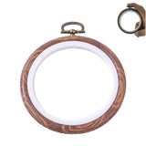 Acrylic Plastic Embroidery Hoop Ring Frame (1 Piece) 3.5 Inch Round For Fabric Cross Stitching Art Sewing Painting Tool