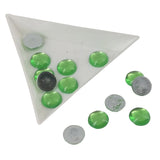 Imitation Kundan Stones Flatback Acrylic 10x2.5 MM Round For Jewellery Making Garment Embellishments