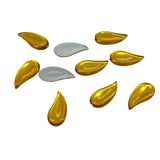 Imitation Kundan Stones Flatback Acrylic 12x6x1.5 MM Paisley For Jewellery Making Garment Embellishments