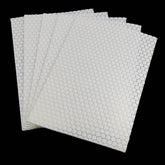 Honeyweb Pattern Craft Paper (5 Sheets) A4 Size White For DIY Hobby Arts