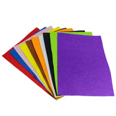 Felt Sheets (10 Sheets) A4 Size Mixed Colors For DIY Crafts Hobby Arts