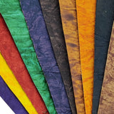 Wrinkled Style Handmade Paper (10 Sheets) A4 Size Mixed Colors For DIY Crafts Hobby Arts