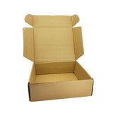 Corrugated Packing Folding Multipurpose Box (Pack of 10 Pieces) Brown Rectangle 8x7x2.5 Inch For Shipping Jewellery
