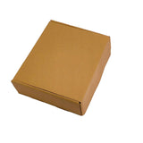 Corrugated Packing Folding Multipurpose Box (Pack of 10 Pieces) Brown Rectangle 8x7x2.5 Inch For Shipping Jewellery