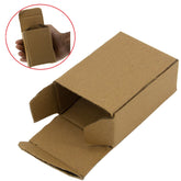 Small Corrugated Packing Tuck In Multipurpose Box (Pack of 10 Pieces) Brown Rectangle 2.5x1.6x4.3 Inch