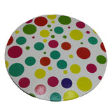 Cake Board Stand Bases 8 Inch (5 Pieces) For Half KG Round 4-5 Mixed Colors Premium Quality