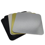 Cake Board Stand Bases 10 Inch (5 Pieces) For 1 KG Square Mixed Colors Premium Quality