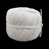 White Glazed Cotton Piping Thread (1 Roll x 100 Grams) 1.75 MM For Garments Sewing Multipurpose
