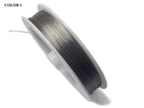 Jewellery Making Coated Steel Tiger Tail Beading Gear Wire 0.45mm Cord