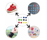 Strong Nylon Velcro Self Adhesive Patches Dots Fasteners For Crafts Garments Multipurpose Utilities 2cm Flat Round