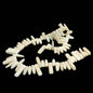 Imitation Jewellery Making Stone Beads 14-24 MM (1 String, 70 Beads) Hole:0.6 MM Nuggets White Synthetic For DIY Arts Crafts [ac-bds-00039-m6]