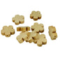 Wooden Beads 19x20 (10 Pieces) Hole:1.5 MM Flower Light Brown For Jewellery Making DIY Arts Crafts [ac-bds-00049-m20]