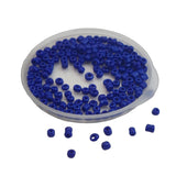 12/0 Opaque Glass Seed Beads 2 MM (3000+ Pieces, 50 GMs) Hole:1 MM Seed Dark Blue For Jewellery Making DIY Arts Crafts [ac-bds-00117-m9]
