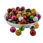 Acrylic Beads Shaded 8 MM (25 GMs, 85-90 Pieces) Hole Size 1.5 MM Mixed Colors Round For Jewellery Making DIY Arts Crafts [ac-bds-00127-m12]