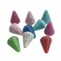 Acrylic Beads 20x13 MM (28-30 PCs, 50 GMs Wt) Hole:2 MM Drop Mixed Colors For Jewellery Making DIY Arts Crafts [ac-bds-00127-m28]