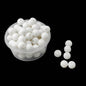 Premium Non Peel Acrylic Beads 8x7 MM Hole Size 2 MM Round For Jewellery Making DIY Arts Crafts