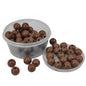 Premium Non Peel Acrylic Beads 8x7 MM Hole Size 2 MM Round For Jewellery Making DIY Arts Crafts