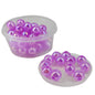 Acrylic Beads 8 MM Hole Size 2 MM With Shaded Reflection Effect Round For Jewellery Making DIY Arts Crafts
