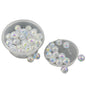 Acrylic Beads 8 MM Hole Size 2 MM With Shaded Reflection Effect Round For Jewellery Making DIY Arts Crafts