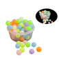 Acrylic Beads Glow In The Dark Radium 8 MM (85-90 Beads, 25 GMs Wt) Hole:1.75 MM Round Mixed Colors For Jewellery Making DIY Arts Crafts [ac-bds-00137-m5]