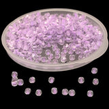 Glow In The Dark 11/0 Glass Seed Beads 2 MM (650+ Pieces) Hole:1 MM Seed Pink For Jewellery Making DIY Arts Crafts [ac-bds-00138-m1]