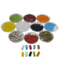 2-Hole Glass Seed Beads 4.5x2x1.25 MM Hole:0.5 to 0.75 MM Rectangle For Jewellery Making DIY Arts Crafts