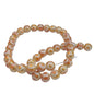 Evil Eye Premium Plated Glass Beads 8x7.5 MM Hole:1.2 MM Round For Jewellery Making DIY Arts Crafts
