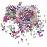 11/0 Silver Color Lining Glass Seed Beads 2x1.5 MM Hole 1.25 MM Cylinder For Jewellery Making DIY Crafts Hobby Arts