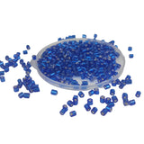 8/0 Silver Color Lining Glass Bugle Seed Beads 2.5 to 3 x 2.5 MM Hole 1 MM Cylinder For Jewellery Making DIY Crafts Hobby Arts