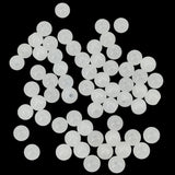 Color Changing Glass Beads UV Reacting Temperature Sensing (50 Grams, 70+ PCs) 7.5x8.5 MM Round White For Jewellery Bracelets Making DIY Crafts
