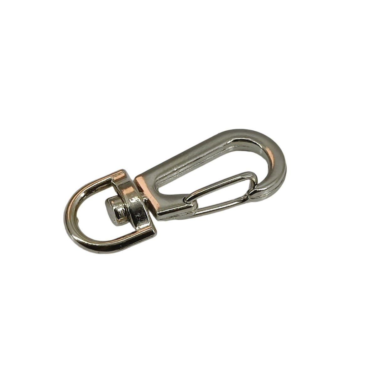 Alloy 360 Degree Swivel Ring Hook Snap Clasps (4 Pieces) 39x13 MM Silver Color For DIY Crafts Key Chain Bag Making