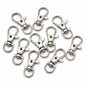 Alloy Lobster Clasps 360 Degree Swivel (10 Pieces) 35x15x1.5 MM Dog Hook Silver Color For Key Chain Accesories Bag Making