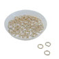 Iron Jump Rings 7x0.9 MM (10 Grams, 90+ Pieces) Light Rose Gold Color For Jewellery Making Crafts [ac-jwlsupp-00015-m7-sub2]