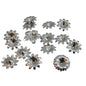 Tarnish Resistant 304-Stainless Steel No-Hole Bead Caps (10 Pieces) 18x4 MM Silver Color Flower For Jewellery Making Decoration Crafts [ac-jwlsupp-00016-m1]
