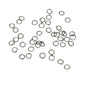 Tarnish Resistant 304-Stainless Steel Jump Rings 3x0.5 MM (425+ Pieces, 5 Grams) Silver Color For Jewellery Making