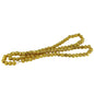 Micro Plated Metal Beads 6 MM (1 String, 90 to 100 Beads) Hole 2 MM Gold Color Round For Jewellery Making [ac-jwlsupp-00032-m5]