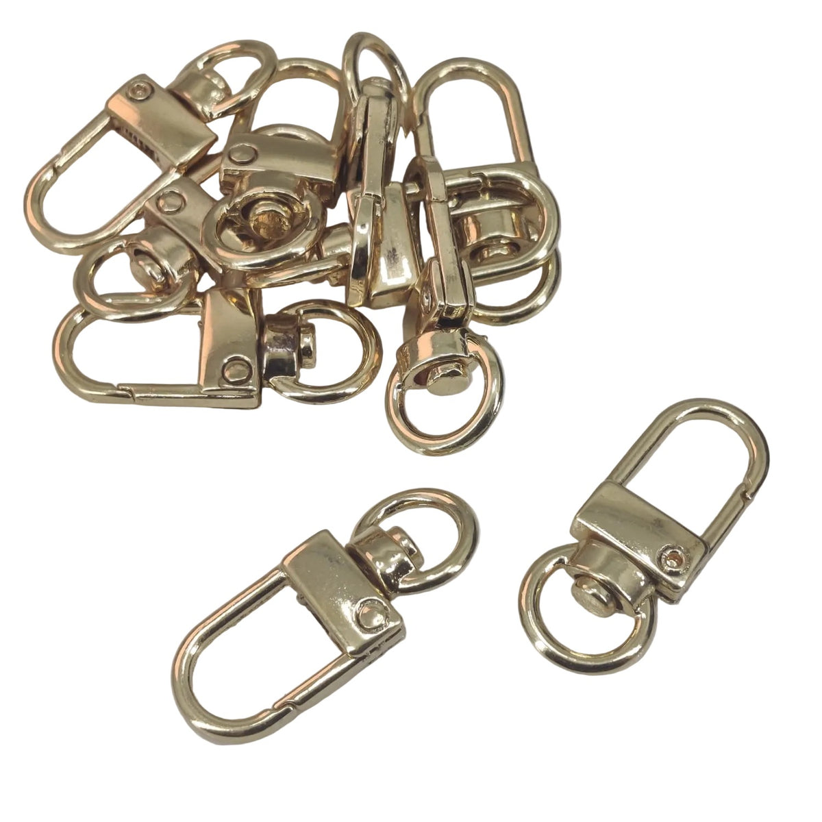 Alloy Swivel Clasps 360 Degree For Key Chain and Bag Making 33x13x5 MM