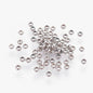 Tarnish Resistant 316-Stainless Stainless Steel Crimp Beads (125-150 PCs, Approx 2 GMs) 1.9 MM Round Hole 0.9 MM Gear Locks Silver Color For Jewellery Making [ac-jwlsupp-00057-m2]