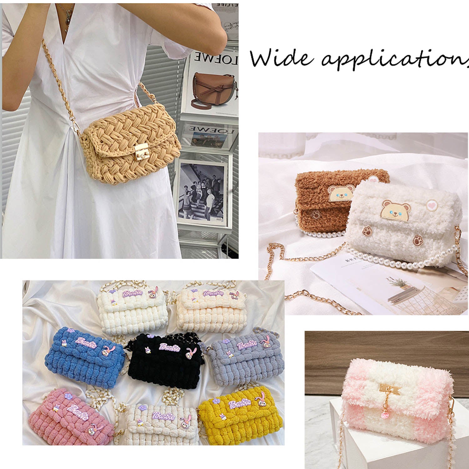 Embroidery Canvas Mesh Plastic Sheets (5 PC Set, 7 to 12.5 Inch Long) Hole 4x4mm Bag Purse Bottom Side Padding Rectangle White For Cross Stitching