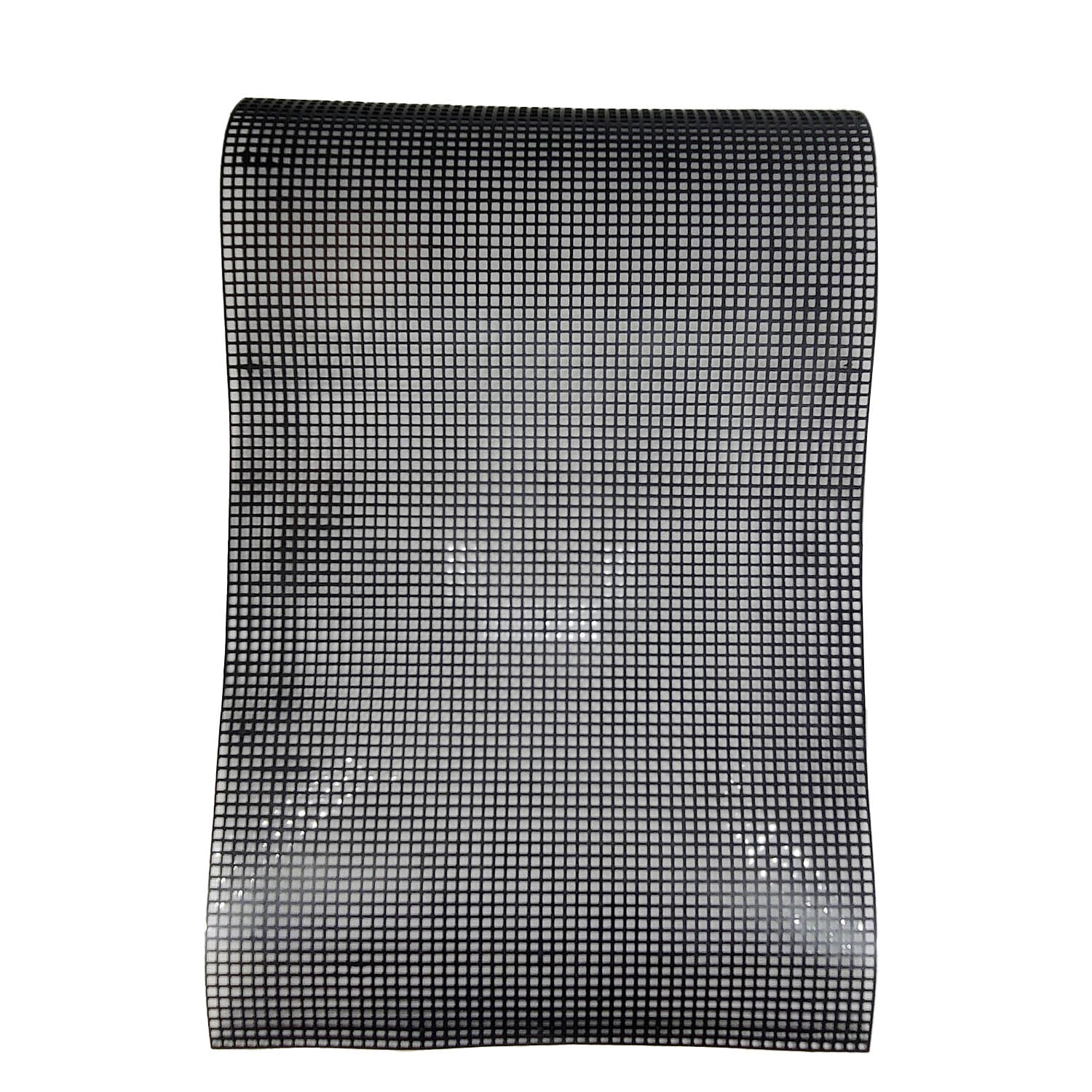 Embroidery Canvas Mesh Plastic Sheets 17x19.5 Inch (1 Sheet) Hole 4x4mm For Bag Purse Bottom Side Padding Rectangle Black For Cross Stitching Knitting
