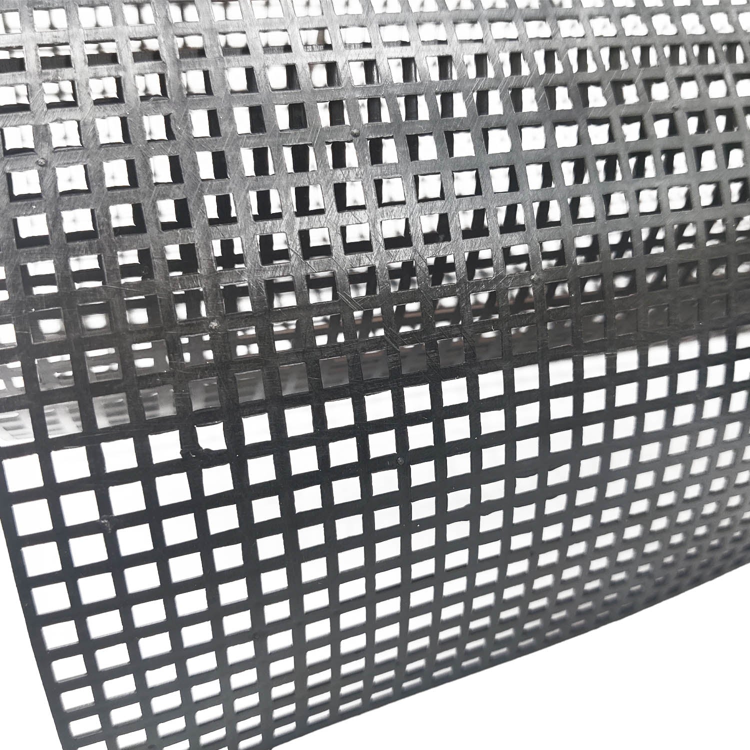 Embroidery Canvas Mesh Plastic Sheets 17x19.5 Inch (1 Sheet) Hole 4x4mm For Bag Purse Bottom Side Padding Rectangle Black For Cross Stitching Knitting