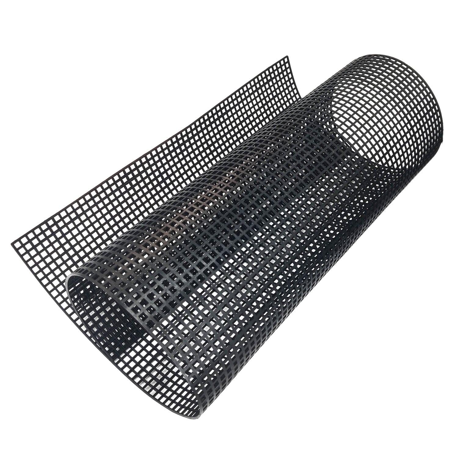 Embroidery Canvas Mesh Plastic Sheets 17x19.5 Inch (1 Sheet) Hole 4x4mm For Bag Purse Bottom Side Padding Rectangle Black For Cross Stitching Knitting